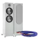 Monitor Audio Bronze 500 (biały) - Przewód głośnikowy Tellurium Q Gratis! - Raty 30x0% lub specjalna oferta! - Dostawa 0 zł!