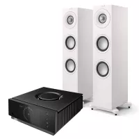 Naim Uniti Atom HDMI + KEF Q7 Meta (Biały satyna) - Raty 10x0% lub specjalna oferta! - Dostawa 0zł!