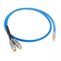 Melodika SBMJ2R Sky Blue (MiniJack - RCA) - Dostawa 0zł!
