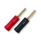 QED Screwloc ABS 4mm, Wtyk Banan (QE1870) - 2 szt. - 2
