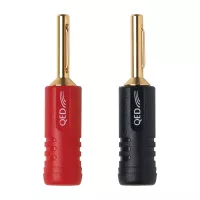 QED Screwloc ABS 4mm, Wtyk Banan (QE1870) - 2 szt.