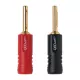 QED Screwloc ABS 4mm, Wtyk Banan (QE1870) - 2 szt.