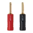 QED Screwloc ABS 4mm, Wtyk Banan (QE1870) - 2 szt.