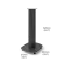 KEF S-LUXE Floor Stand - Raty 20x0% lub specjalna oferta! - Dostawa 0zł! - 4