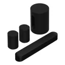 Sonos Zestaw Beam Gen 2 + 2x Era 100 + Sub Mini (Czarny) - Raty 10x0% - Dostawa 0zł!