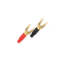 WireWorld Crimpable - wtyk widełkowy Gold