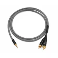 Melodika MDMJ2RG Gunmetal (MiniJack-RCA) - dostawa gratis