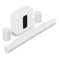 Sonos Arc Ultra + 2x Era 100 + Sub 4 / Sub (Gen 4) (Biały) - Raty 10x0% - Dostawa 0zł!