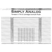 Simply Analog VTA & Azimuth Ruler