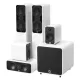 Q Acoustics 5040 5.1 Plus Cinema Pack (Biały) - Raty 20x0% lub specjalna oferta! - Dostawa 0zł!