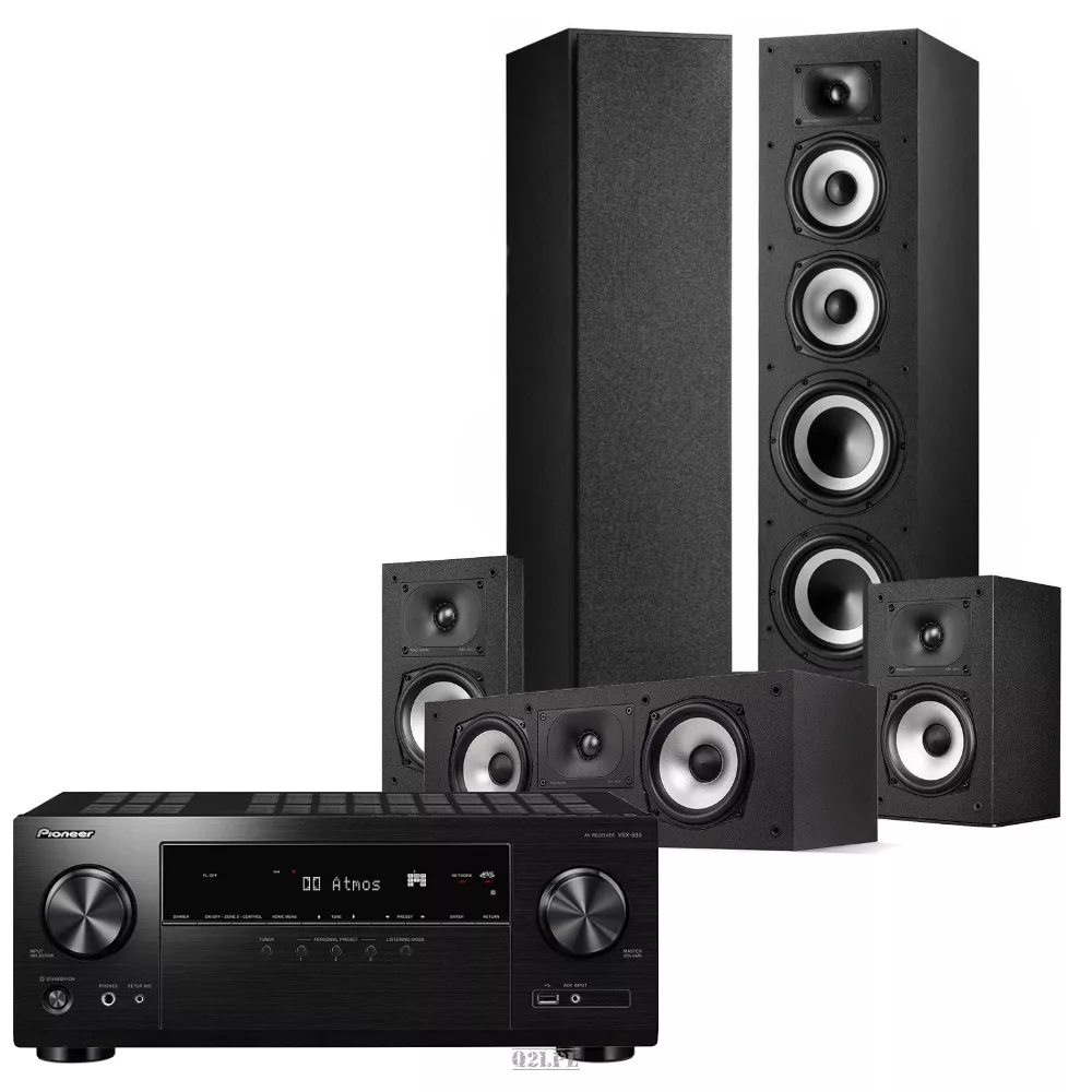 Pioneer VSX-935 Polk Audio Monitor XT70 XT15 XT30