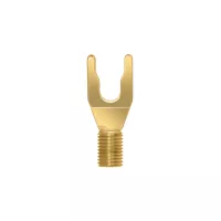WireWorld Uni-Term - wtyk widełkowy Gold