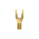 WireWorld Uni-Term - wtyk widełkowy Gold