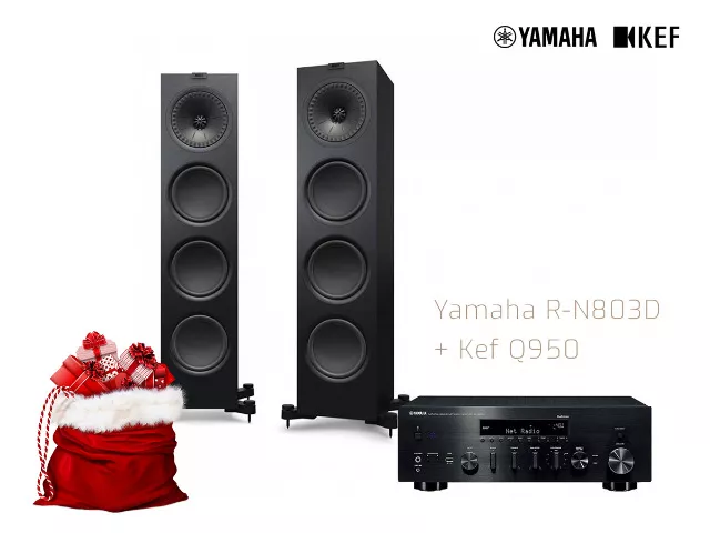 Yamaha R-N803D z Kef Q950 - wyjątkowy prezent!