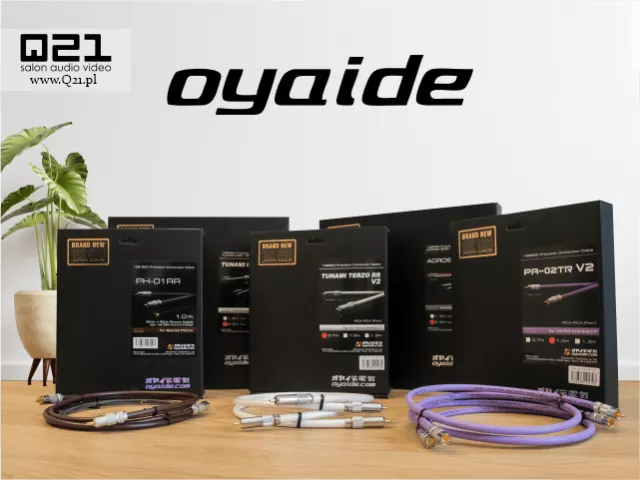 Przewody Oyaide o niezwykle zaawansowanym poziomie dopracowywania, już dostępne w Q21.