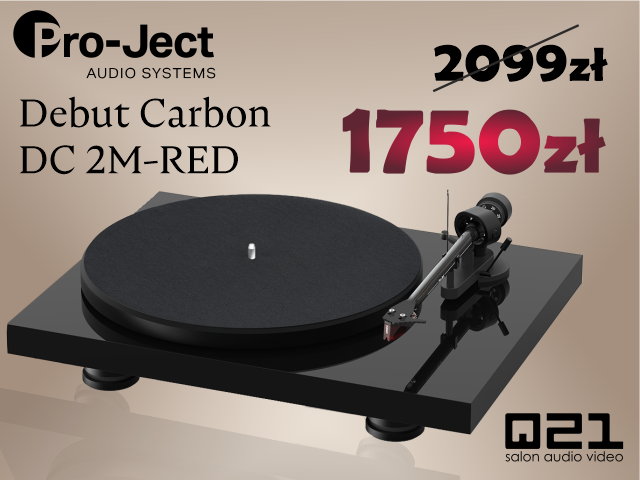 Pro-Ject Debut Carbon DC 2M-Red w specjalnej ofercie!