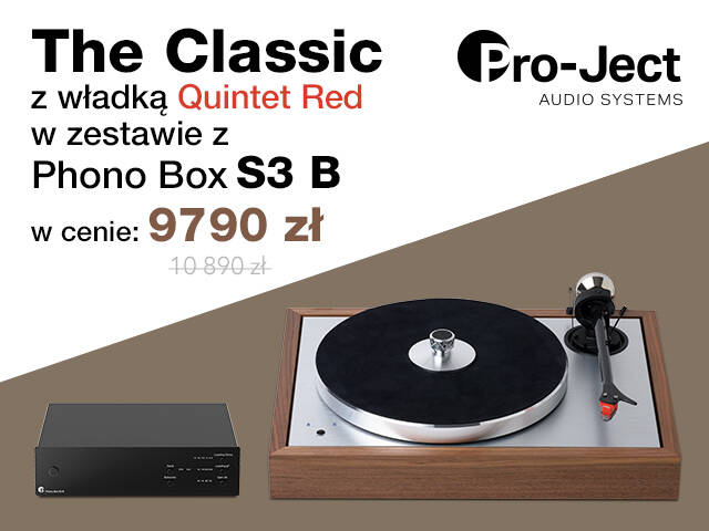 Gramofony Pro-Ject w pakietach z przedwzmacniaczem taniej w Q21!
