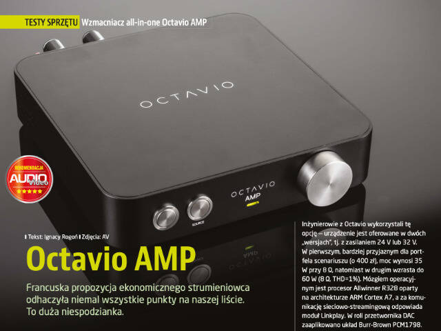 Rekomendacja i 5 gwiazdek dla Octavio AMP